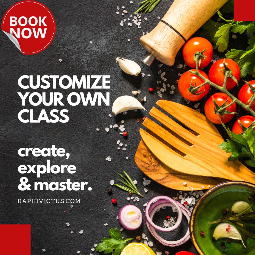 Customize Your Own Cooking Class